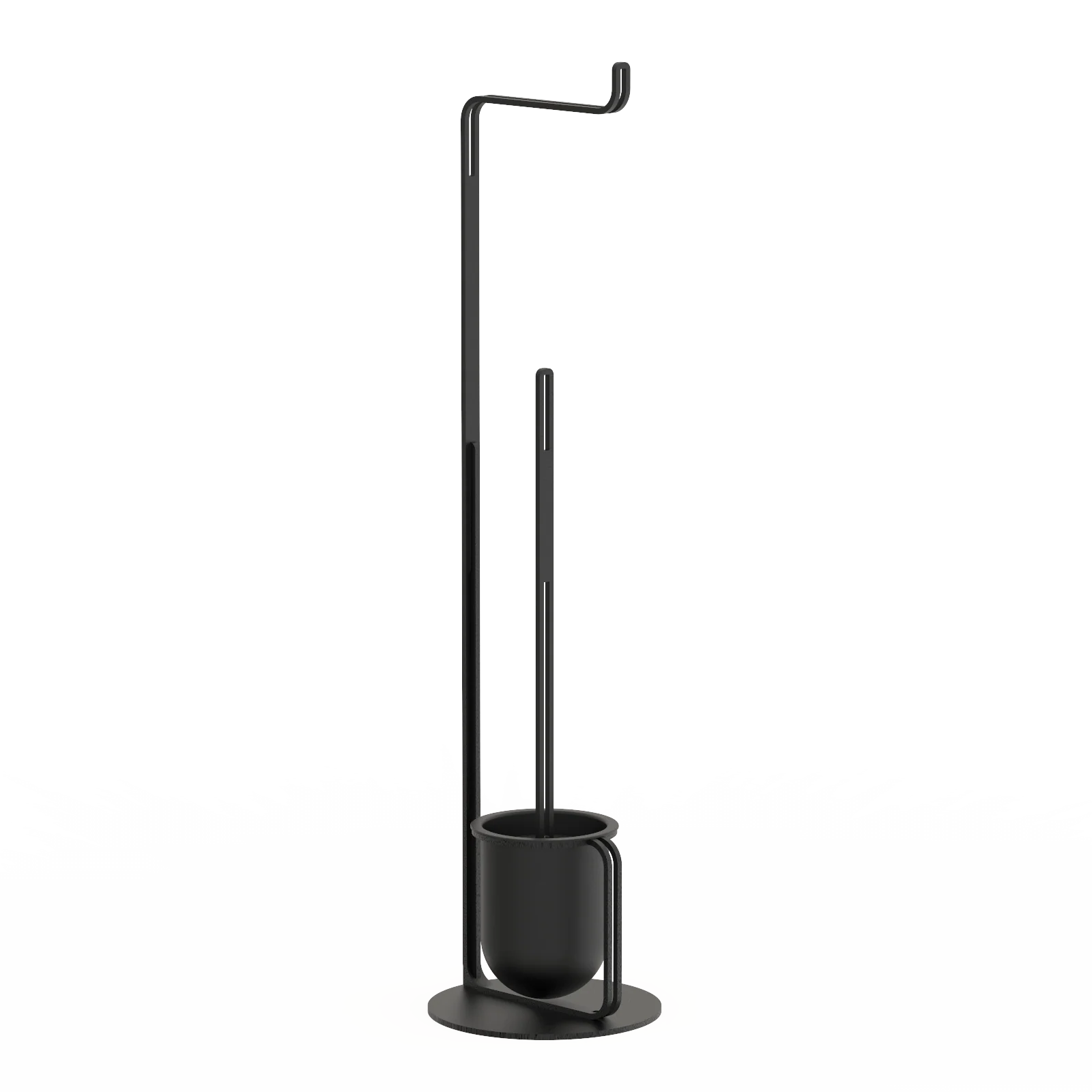 MONACO toilet butler (stand with toilet roll and brush holder) - Image 7